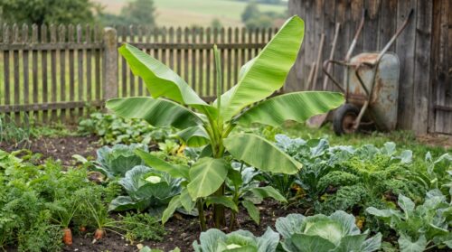 objevte, proč naši předkové umisťovali banánovník do středu zeleninové zahrady a jaký to má vliv na růst a zdraví rostlin.