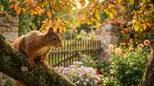 Co znamená, když máš ve své zahradě veverku?