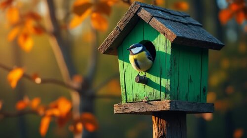 Sýkorky: nikdy nenechte jejich budku natřít touto barvou, je to smrtelná past