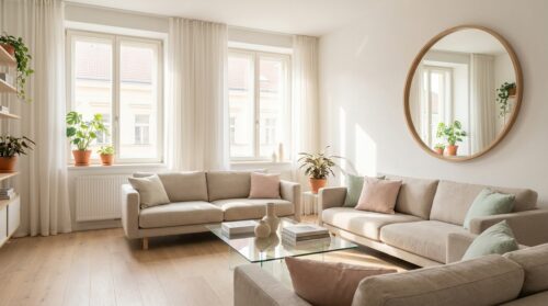 Tipy na dekoraci, jak opticky zvětšit obývací pokoj