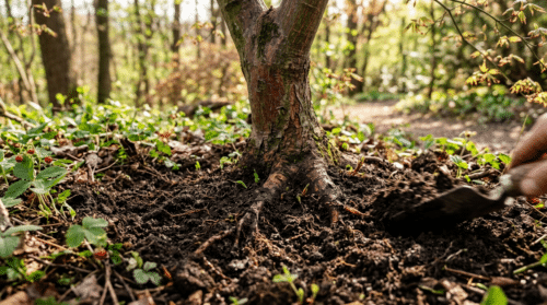 zjistěte, jak jednoduchý úkon u kořenů japonského javoru v březnu zabrání stagnaci a podpoří jeho zdravý růst. praktické rady pro péči o javor pro krásnou zahradu.