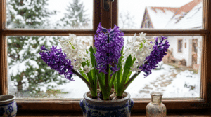 zjistěte, jak prodloužit květ vánočních hyacintů a udržet je krásné i po další rok díky jednoduchému triku.